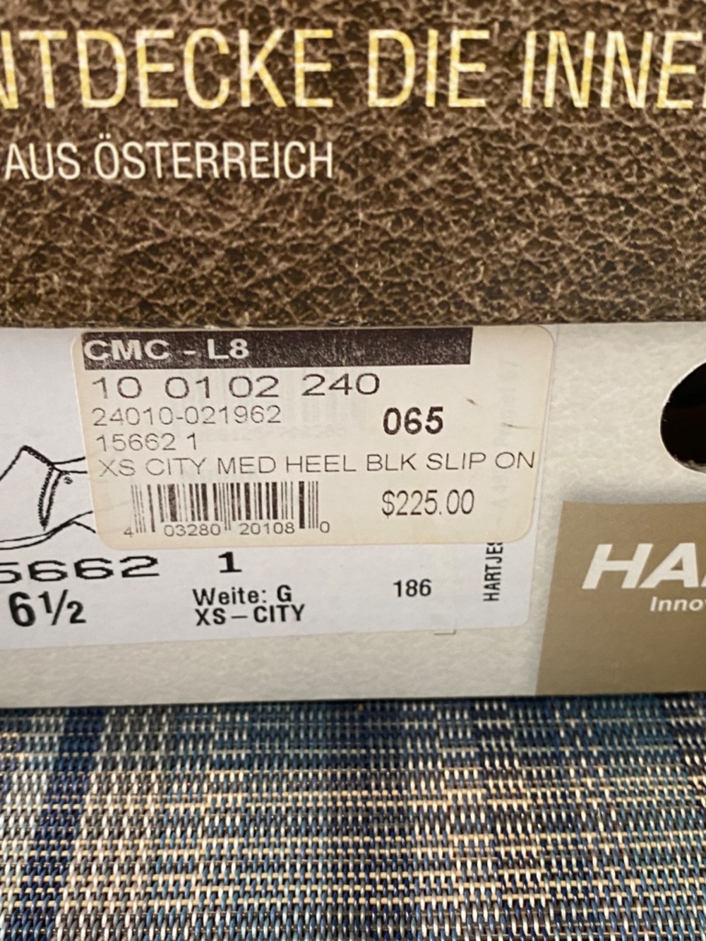 HARTJES Slip On Comfort Shoe XS City Classic Black Suede Size 8.5 - Picture 2 of 9